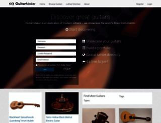 guitarmaker.com screenshot