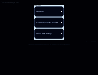 guitarmastertips.info screenshot