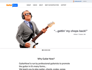 guitarnow.org screenshot