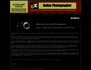 guitarphotographer.com screenshot
