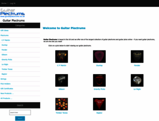 guitarplectrums.co.uk screenshot