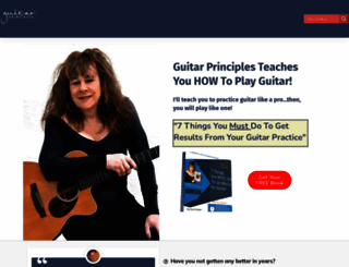 guitarprinciples.com screenshot