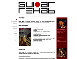 guitarrehab.pt screenshot