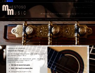 guitars-maestosomusic.com screenshot