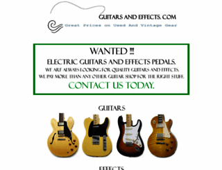 guitarsandeffects.com screenshot