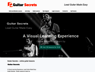 guitarsecrets.com screenshot