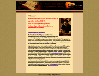 guitarservices.com screenshot