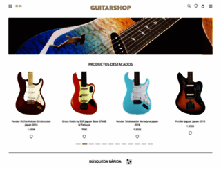 guitarshop.es screenshot