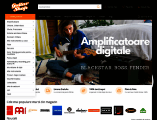 guitarshop.ro screenshot