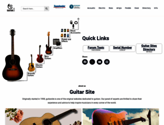 guitarsite.com screenshot
