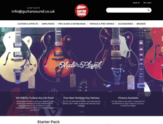 guitarsound.co.uk screenshot