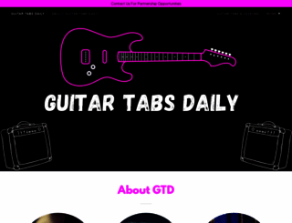 guitartabsdaily.com screenshot