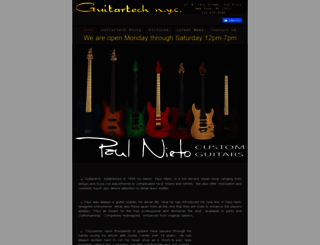 guitartechny.com screenshot