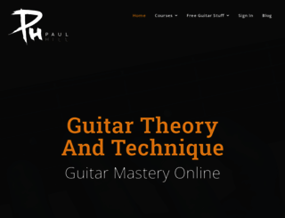 guitartheoryandtechniquebook.com screenshot