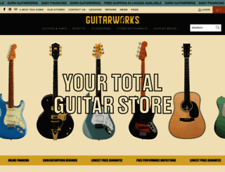 guitarworks.ca screenshot