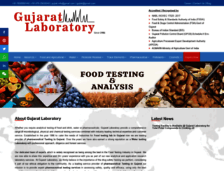 gujaratlaboratory.com screenshot