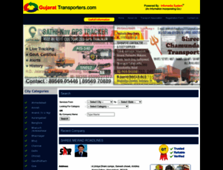 gujarattransporters.com screenshot