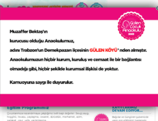 gulencocukanaokulu.com screenshot