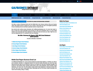 gulfbusinessdatabase.com screenshot
