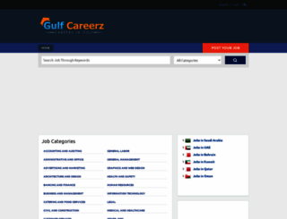 gulfcareerz.com screenshot