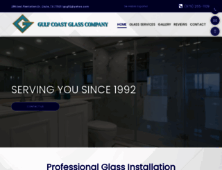 gulfcoastglassclute.com screenshot