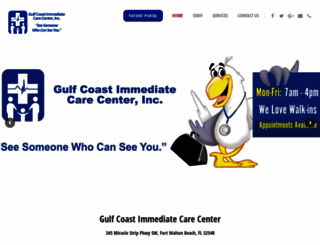 gulfcoastimmediatecare.com screenshot
