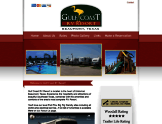 gulfcoastrvresort.com screenshot