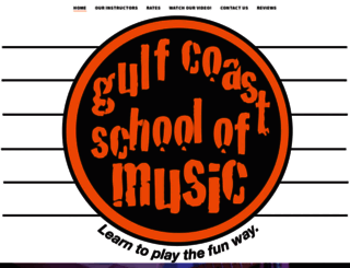 gulfcoastschoolofmusic.com screenshot