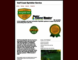 gulfcoastsprinkler.com screenshot