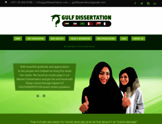 gulfdissertation.com screenshot