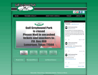 gulfgreyhound.com screenshot