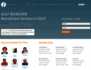 gulfrecruiter.com screenshot