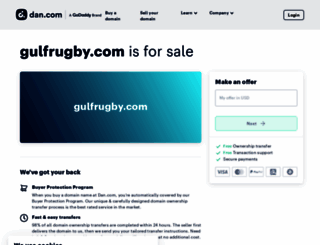 gulfrugby.com screenshot