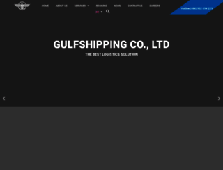 gulfshipping.com.vn screenshot