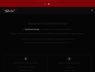gulfshoredental.com screenshot