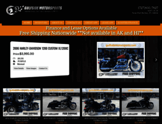gulfsidemotorsports.com screenshot