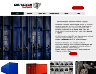 gulfstreamcontainer.com screenshot