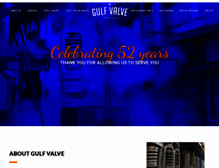 gulfvalveservice.com screenshot