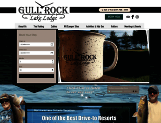 gullrocklakelodge.com screenshot