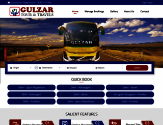 gulzartravel.com screenshot