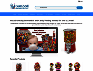 gumballmachinefactory.com screenshot