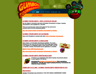 gumboytournament.com screenshot