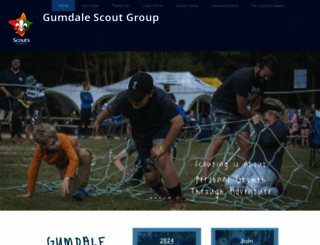 gumdale-scoutsqld.com.au screenshot
