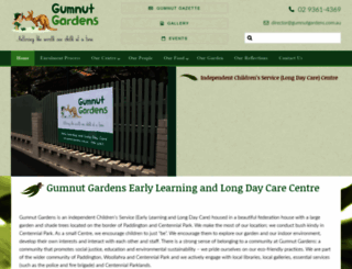 gumnutgardens.com.au screenshot
