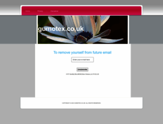 gumotex.co.uk screenshot