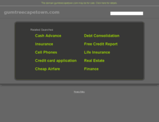 gumtreecapetown.com screenshot