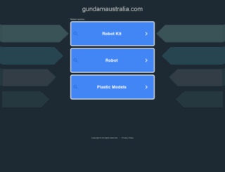 gundamaustralia.com screenshot