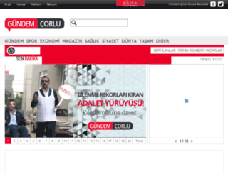 gundemcorlu.com screenshot