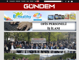 gundemgazetesi.com screenshot