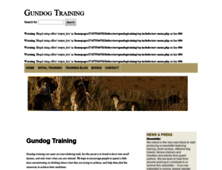 gundog-training.com screenshot